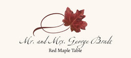 Assorted Twisty Leaves  Place Cards