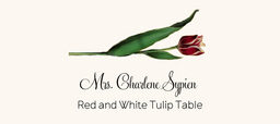 Assorted Flowers  Place Cards