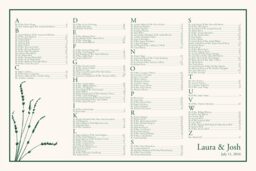 Abstract Reeds  Seating Charts