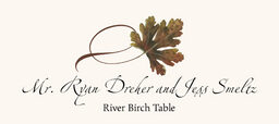 Assorted Twisty Leaves  Place Cards