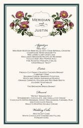 Rose Garden 02 Wedding Menus
