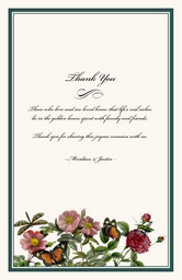 Rose Garden Wedding Programs