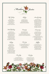 Rose Garden Seating Charts