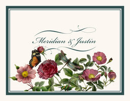 Rose Garden Thank You Notes