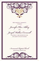 Sankofa Heart  Wedding Programs