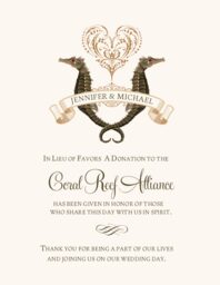 Seahorse Love Donation Cards