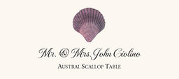 Seashell Assortment  Place Cards