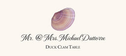 Seashell Assortment  Place Cards