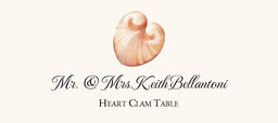 Seashell Assortment  Place Cards