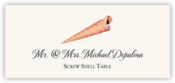 Seashell Assortment  Place Cards