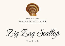 Seashell Assortment Table Names