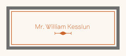 Brownstone Monogram Place Cards