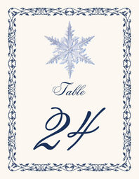 Snowflake 06 Table Numbers