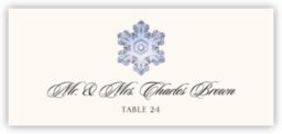 Snowflake Assortment  Place Cards