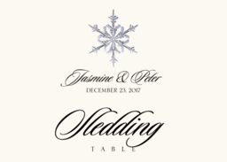 Snowflake Assortment  Table Names