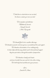 Winter Snowflake Pattern 01 Wedding Programs