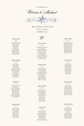 Snowflake Pattern 04 Seating Charts