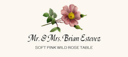 Soft Pink Wild Rose  Place Cards