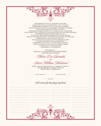 Song  Wedding Certificates