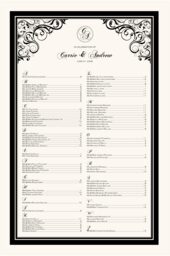 Spiral Swirl Corner Seating Charts