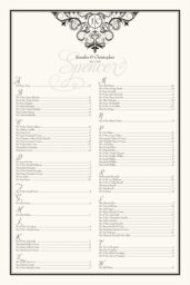 Spiral Swirl Top Seating Charts