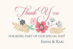 Spring Dance Favor Tags