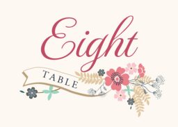 Spring Dance Table Numbers