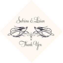 Starling Square Favor Tags