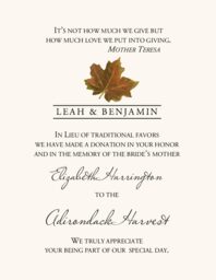 Leaves Donation Card Assortment  Donation Cards