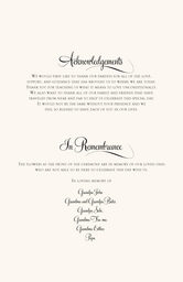 Sunflower Wedding Programs