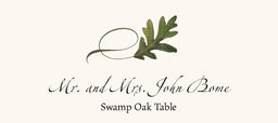 Assorted Twisty Leaves  Place Cards