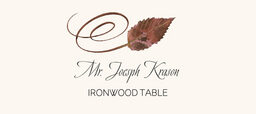 Ironwood Swirly Leaf Place Cards