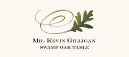 Swamp Oak Swirly Leaf  Place Cards