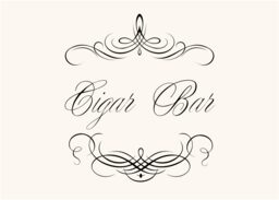 Flourish Monogram 4 Table Names