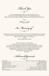 Tree of Life Heart Wedding Programs
