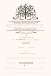 Arbor Day  Wedding Certificates