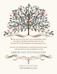 Arbor Day Donation Cards