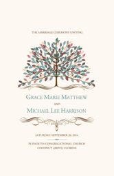 Arbor Day  Wedding Programs