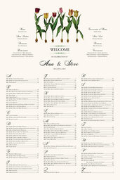 Tulip Bulbs Seating Charts