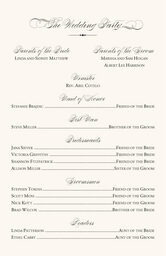 Two Pears Wedding Programs