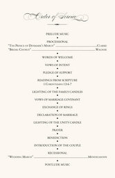 Two Pears Wedding Programs