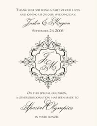 Victorian Frame 0093  Donation Cards