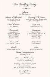 Blue Grapes and Chicory  Wedding Programs