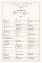 Vintage Snowflake Twist  Seating Charts