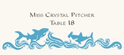 Wavy Sea Creatures Place Cards