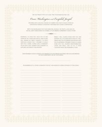 India Inspired Border  Wedding Certificates