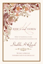 Paisley Garden  Donation Cards