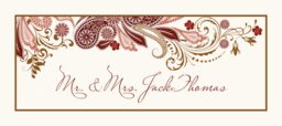Paisley Garden Place Cards