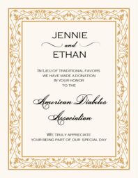 Classic 1  Donation Cards