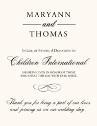 Classic 7 Donation Cards